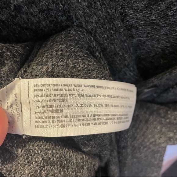 Abercrombie & Fitch Cardigan Medium Front Pocket Academia Sweater Grandpacore - Picture 5 of 16